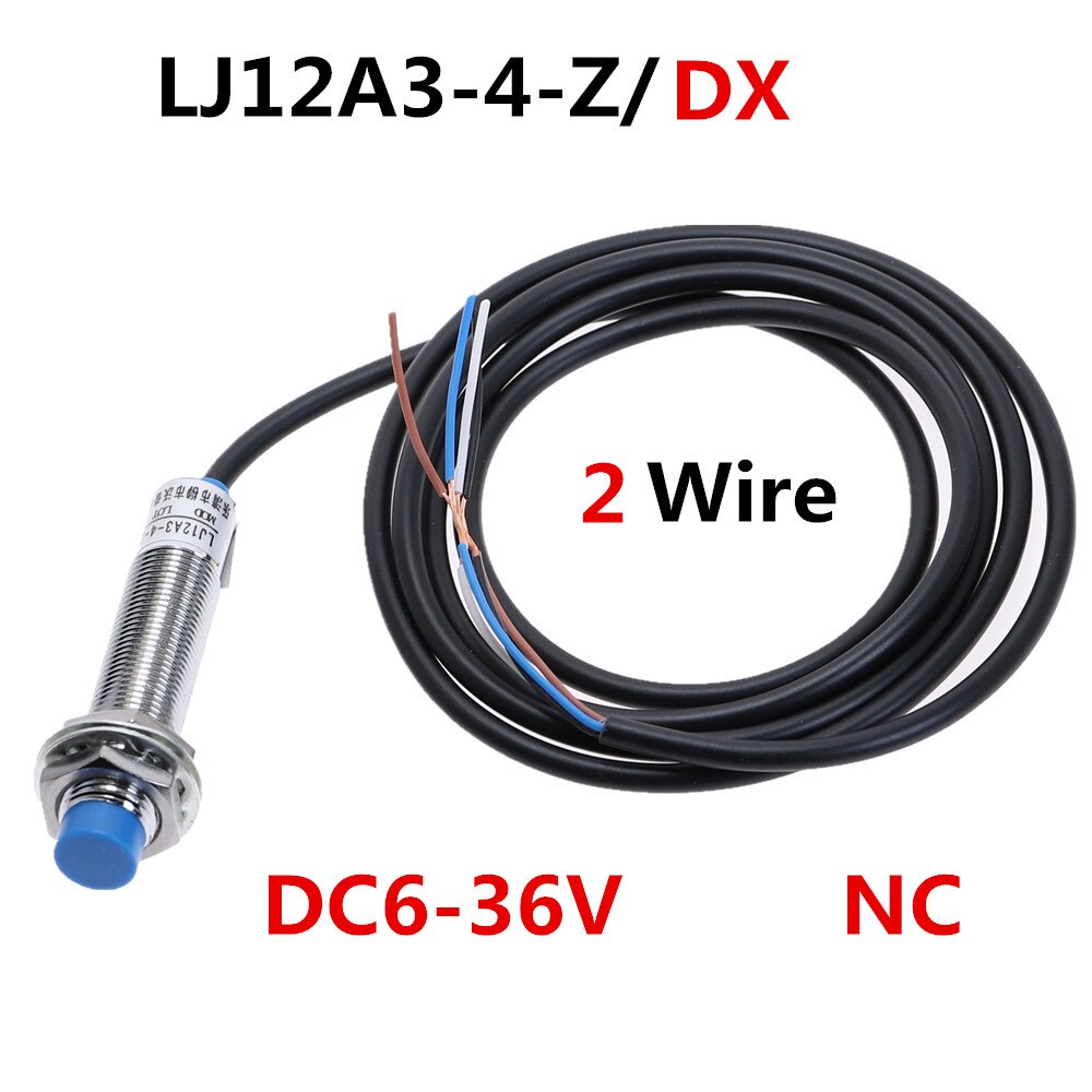 LJ12A3-4-Z/Bx/Ax/Cx/Door/Ay/Cy/Ex/Dx/Ez/dz Inductieve Proximity Sensor Switch Pnp Npn Dc 6V-36V M12: LJ12A3-4-ZDX