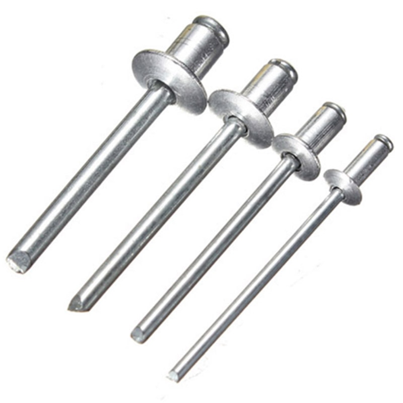 Popnit pistol kit manuell handnitare heavy duty verktyg reparation 40 nitar röd