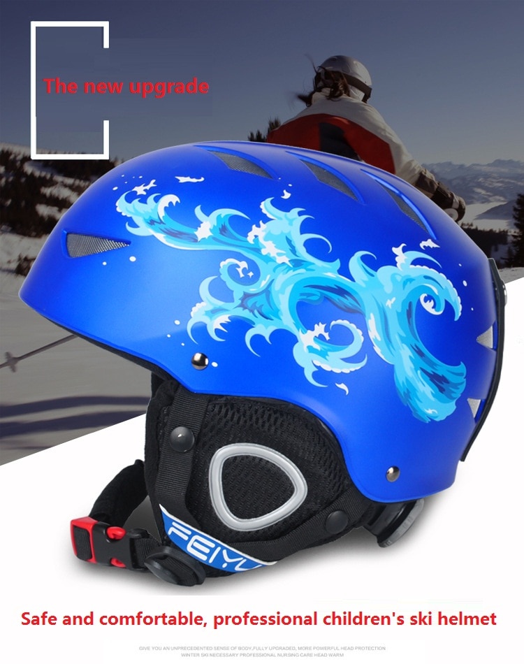 Winter children's ski helmet boys and girls snowboard sports outdoor equipment head helmet S M