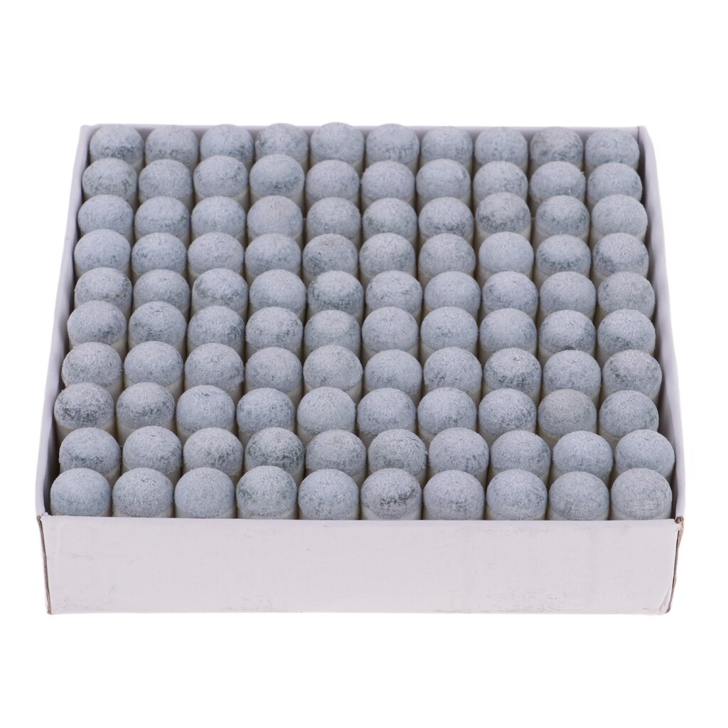 100 Stks/doos Premium Hard Biljartkeu Tips Vervanging 10Mm Biljart
