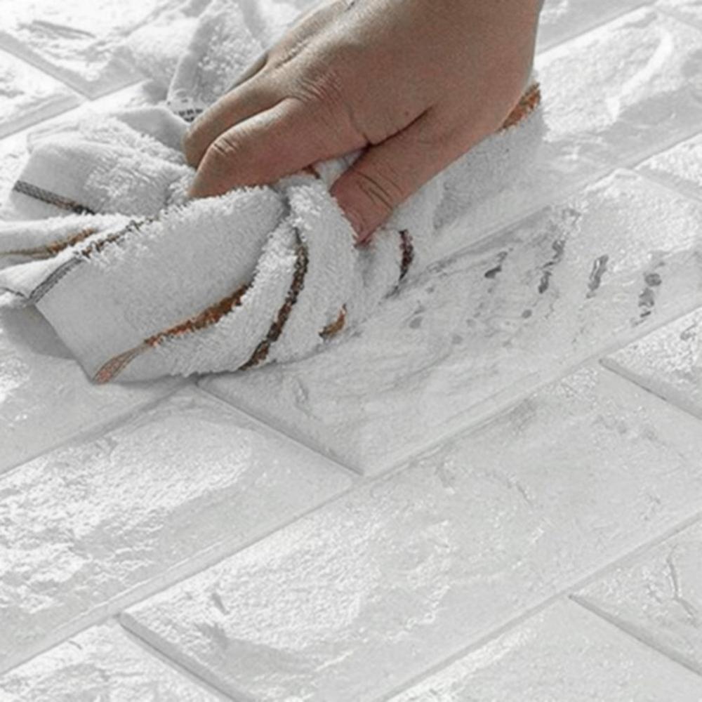Home Decor 3D Brick Wall Stickers Waterproof Foam DIY Self Adhesive Wall Covering For Kids Living Room DIY Background