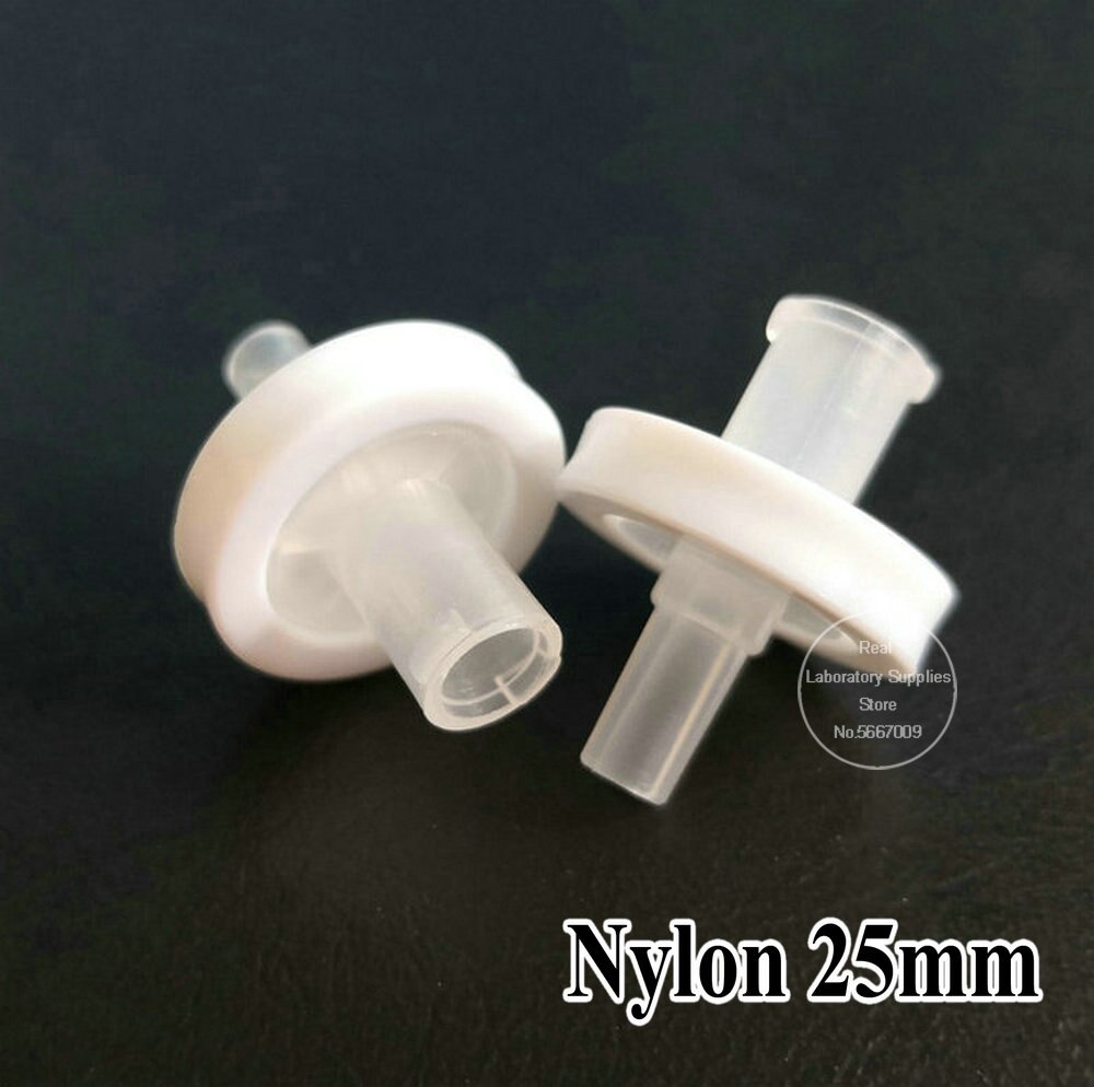 100 Stks/zak Lab 13Mm 25Mm Mce/Nylon/Pp Spuit Filter Filtermillipore Membraan Microporeuze Filtratie