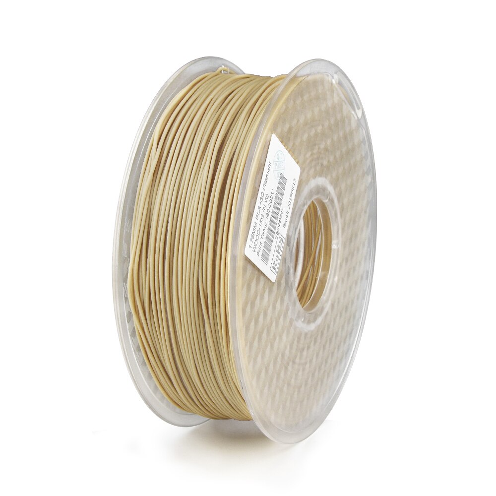 3d printer wooden filament 1.75mm 1kg wooden color 3d printing material pla wood 3d pinter filament 1kg sample 1.75mm