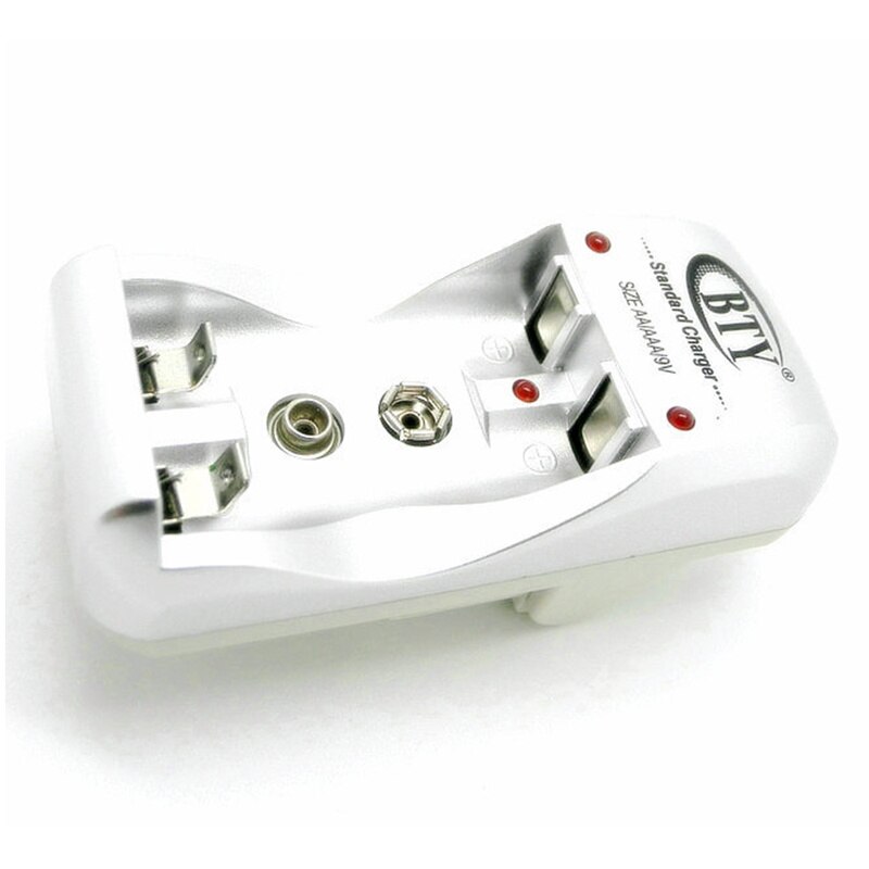 2 Slots Batterij Oplader voor AA/AAA 9V Oplaadbare Ni-Mh Batterij Oplader EU Plug US Plug