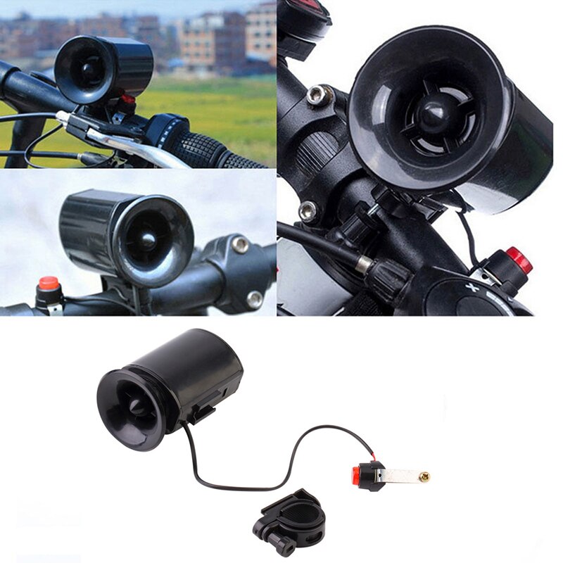 MOMOALA Fahrradalarm 4-Ton Hupe - Elektronische Klingel Mit LED Für Mountainbike & Citybike