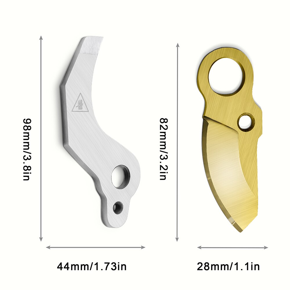 T TOVIA SK5 40mm Electric Shears Upper Lower Blade Pruner Pruning Shear Titanium Plating Top and bottom blades 30mm