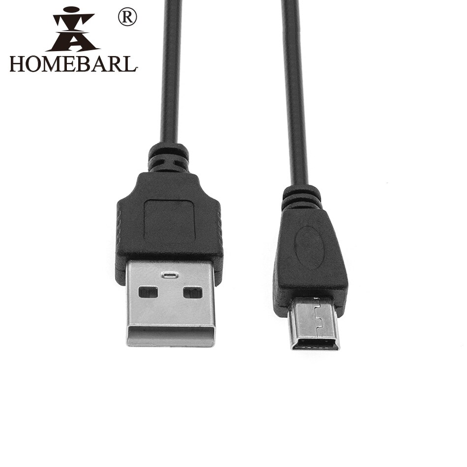 Homebarl Data Sync Mini Usb 5 Pins Adapter Oplader V3 Kabel Voor MP3 MP4 MP5 Speler Camera Radio Transfer Opladen lijn Kabels