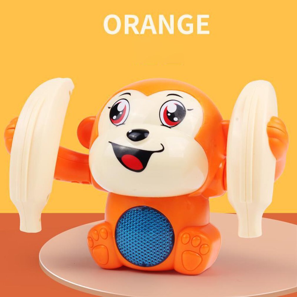 Bébé commande vocale roulant petit singe jouet marche chanter jeu de cerveau ramper jouets électriques de noël pour les enfants