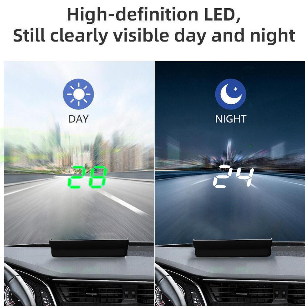 Auto Kopf hoch HD Anzeige GPS Tacho Geschwindigkeit KMH Digital HUD Windschutzscheibe Projektor Für Alle Autos Auto Elektronik Zubehör