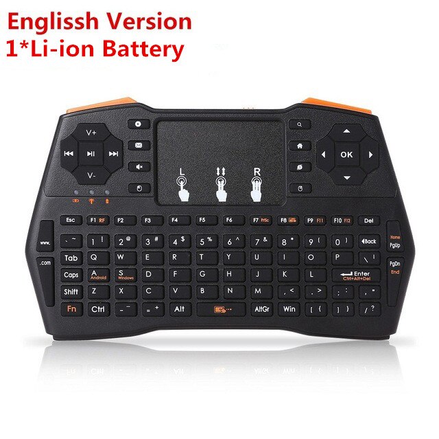 I8 Plus Drahtlose Tastatur 2,4 GHz Russisch oder Englisch Tasten Luft Maus Fernbedienung Touchpad Für Android Tv Kasten Notizbuch Tablette Pc: I8 Plus Batterie