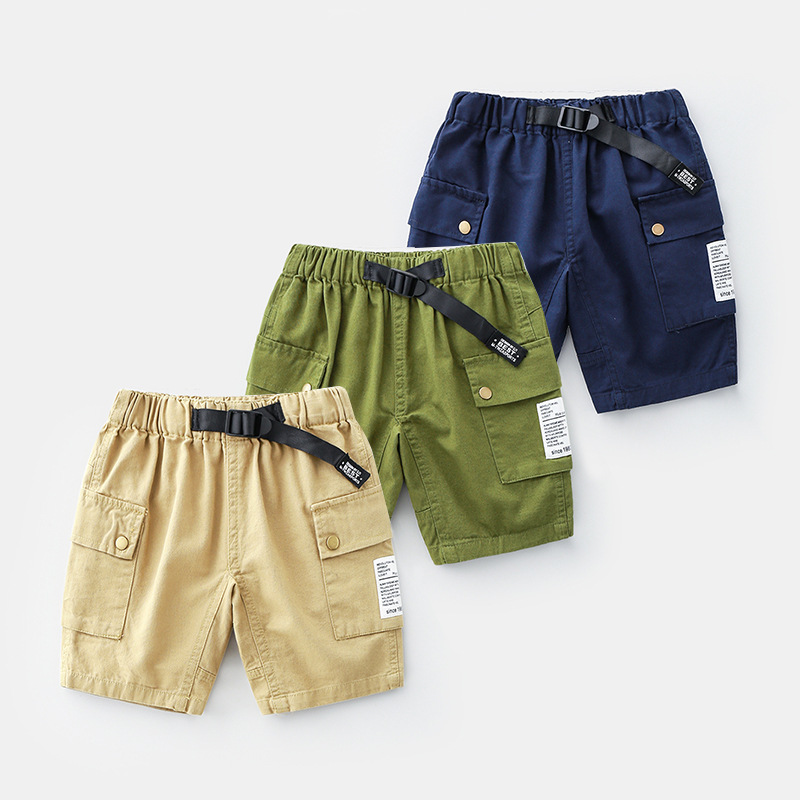 Børn drenge shorts sommer løse afslappede bukser bomuldsshorts til børn korte bukser af en baby dreng 2-7 år