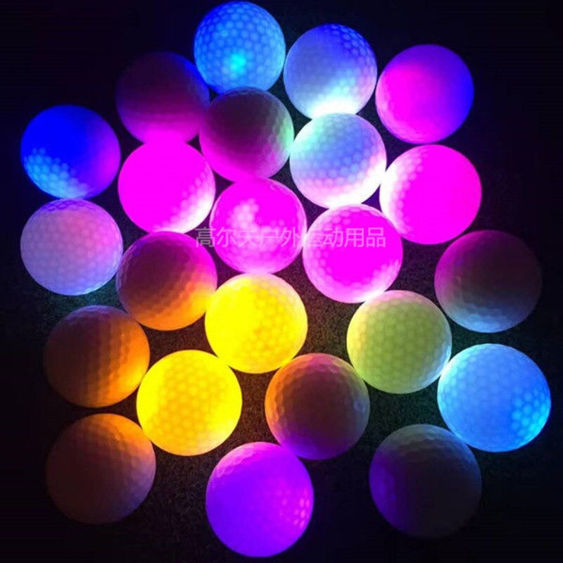 Waterproof Led Golf Ball 5 pcs/pack for Night Training High Hardness Material for Golf Practice Balls The Newest