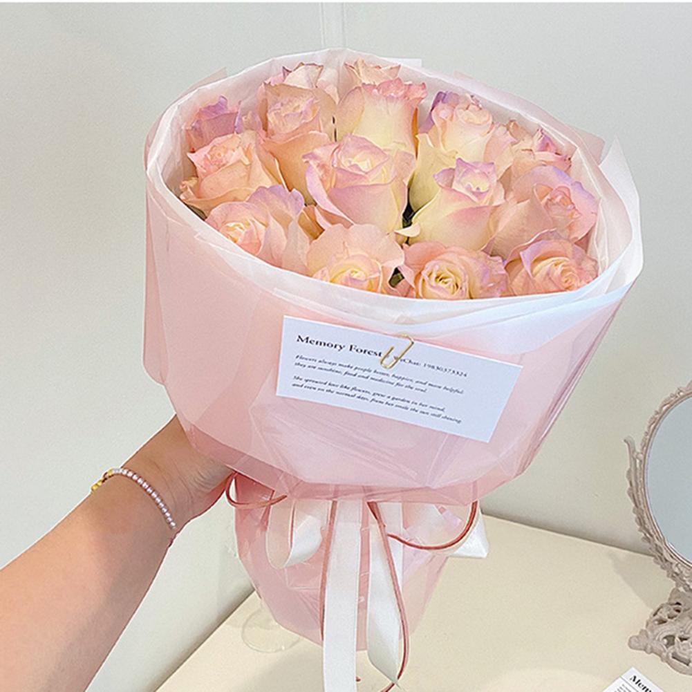 1 rulle 40 cm x 30m cellofan indpakningspapir farverigt vandtæt blomster gør-det-selv håndværk festival æske emballagepapir 유리종이 포장권