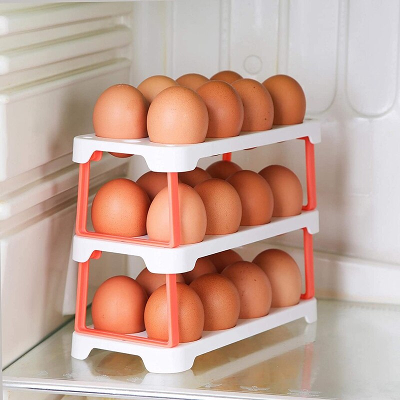 24 Ei Container Voor Koelkast Deur Ei Houder Voor Koelkast Plastic Ei Houder Voor Koelkast Organizer