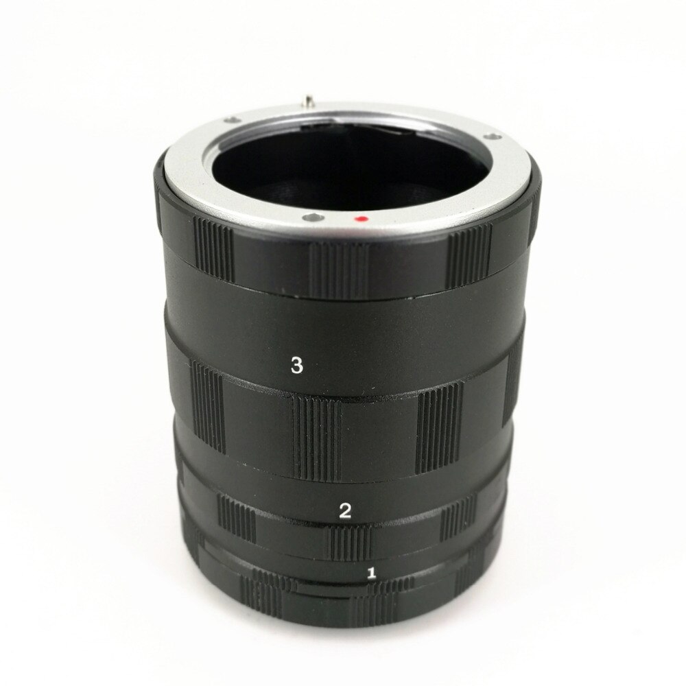 Tube d'extension Macro 3 anneaux pour objectif de caméra Panasonic Olympus Macro 4/3 M43 MFT EM1 EM5 EM10 EP5 EPL6 GX7 GX1 GH3 G5 G6