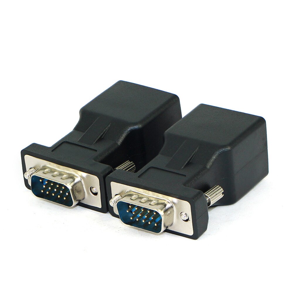 1 para wtyczka podłączenie męska robić męskiej rozszerzacz VGA męnarty żeńnarty robić LAN RJ45 Kot5 Kot6 20M adapter robić kabla sieciowego męnarty na męnarty gadżety