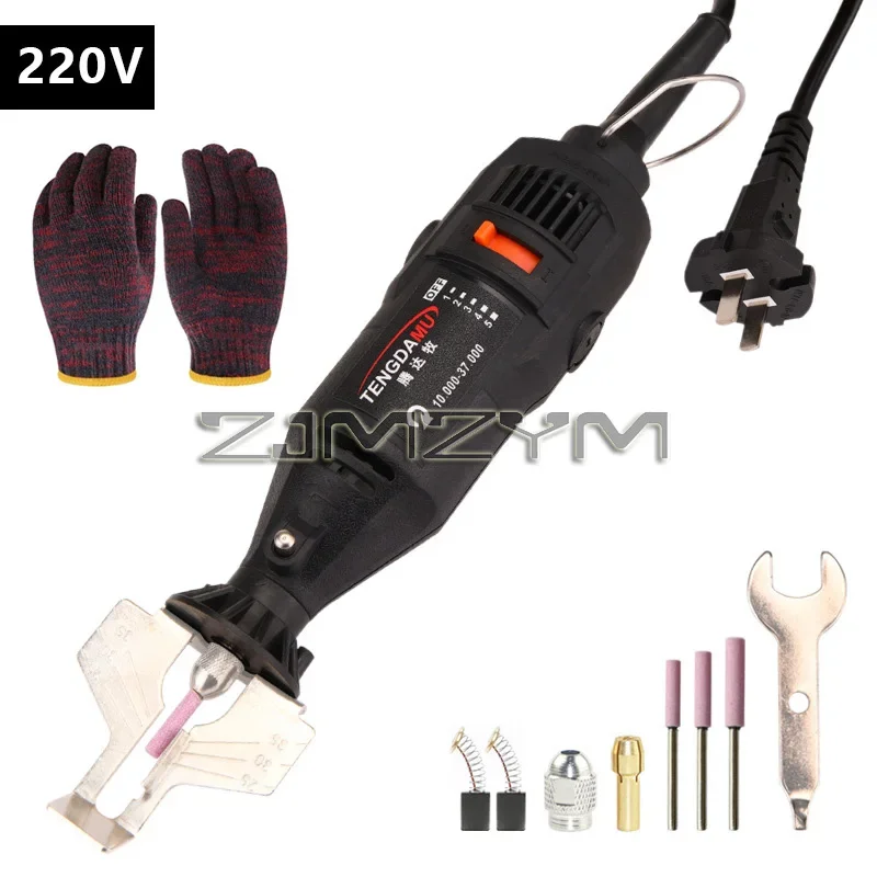 Afilador de motosierra eléctrico de 220V, cadena de alta velocidad, afilador de dientes, máquina pulidora, herramienta de archivo rotativo manual