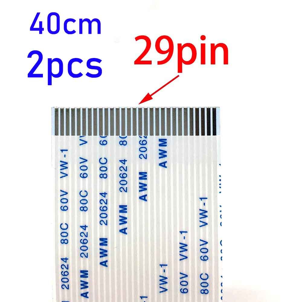 29 pin FFC flex flat data cable for tx800 xp600 mutoh valuejet 1624 1638 VJ1604 VJ1624 VJ1638 printer big dx7 head cable: 2pcs 40cm 29pin