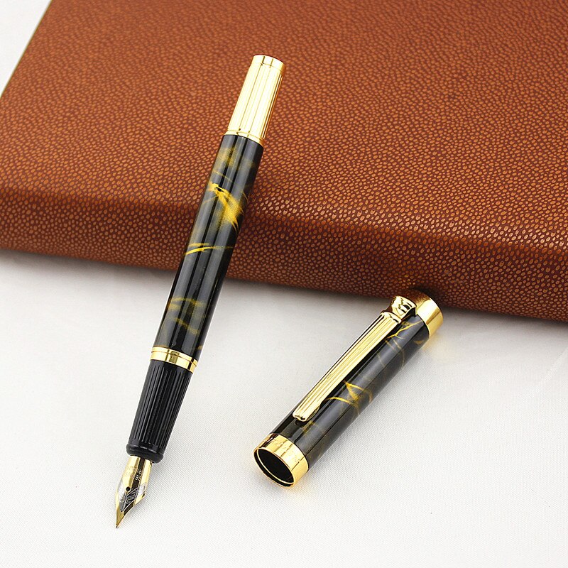 Ink Penna stilografica luxury Fountain pen ink pen nib Stationery Iraurita 0.5mm caneta Stylo plume 03828: Y