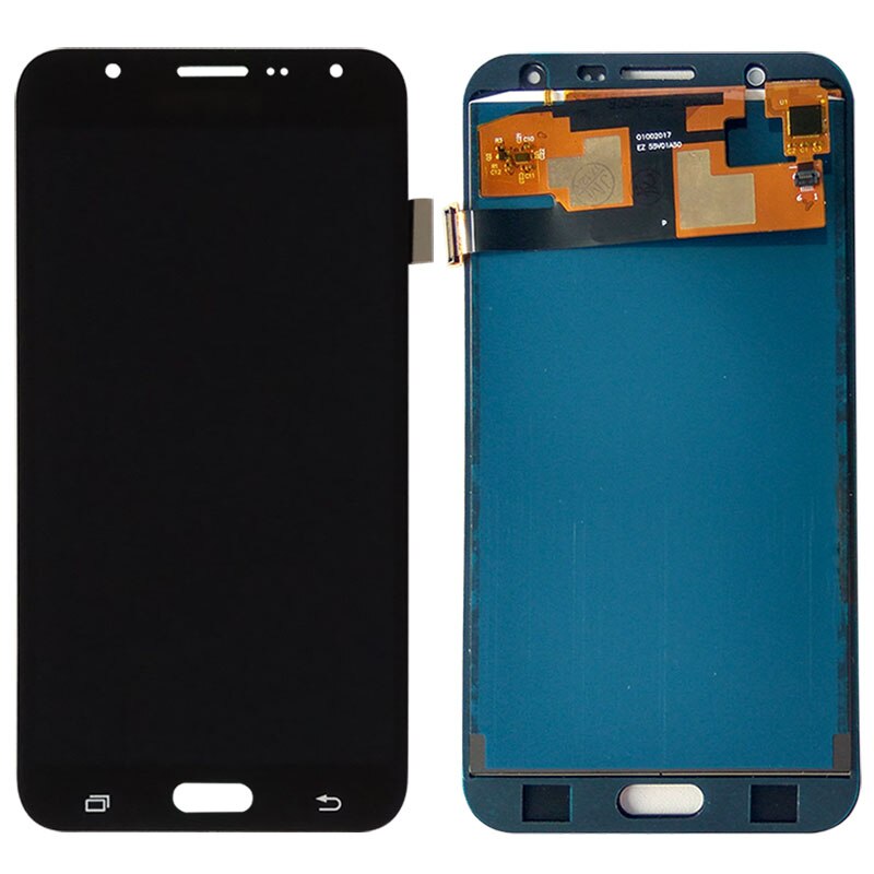 LCD Voor Samsung Galaxy J7 J700 SM-J700F J700H J700M J700K J700T J700P scherm lcd Digiziter module Assemblage LCD tela: Adjustable Black