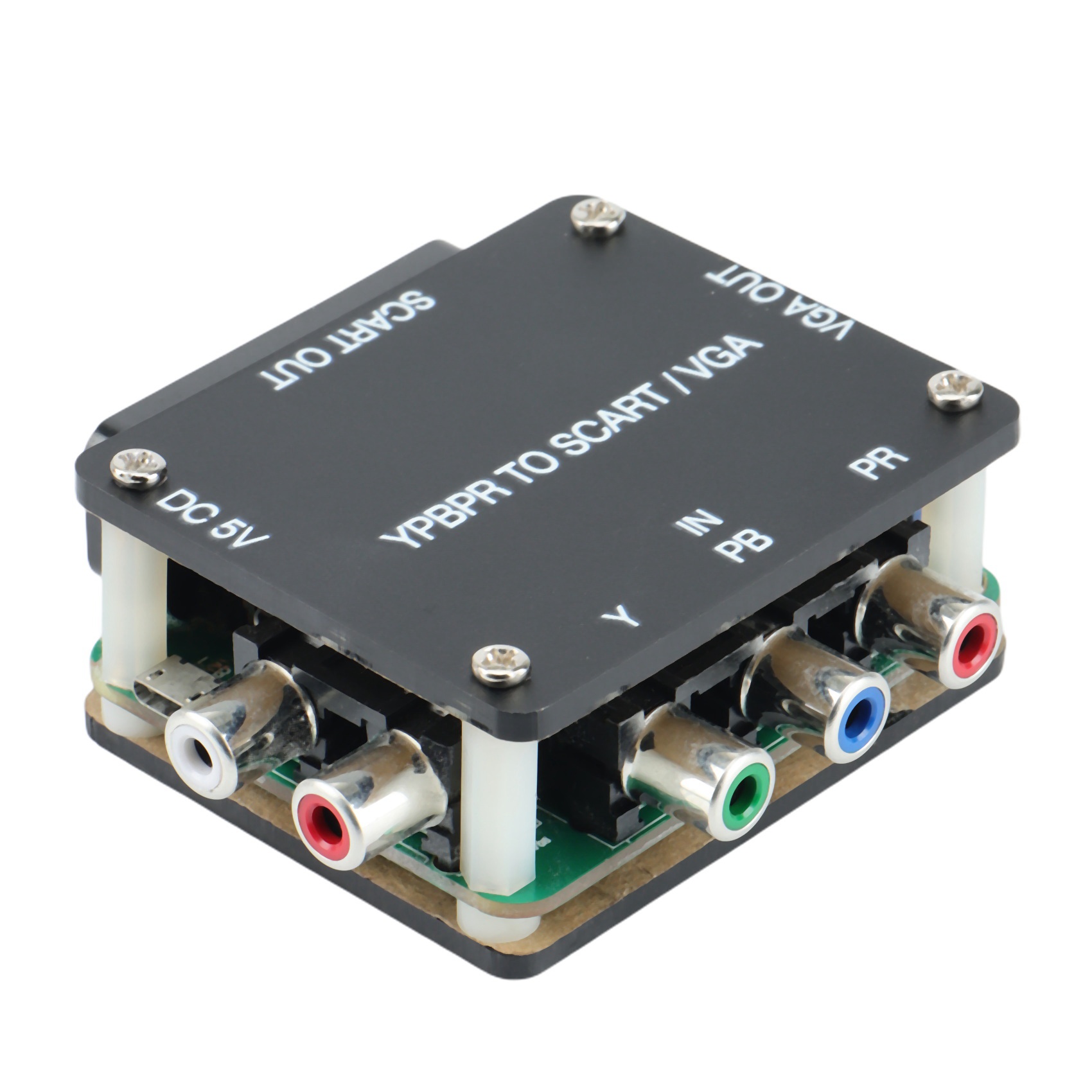 YUV ZU RGBS YPBPR zu SCART YPBPR ZU VGA Komponente Transcoder Konverter Spiel Konsole, RGBS zu Farbe Unterschied Komponente