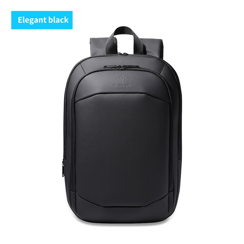 Heroic Knight Men's Expandable Backpack 15.6 Inch Laptop Business Backpacking Weekend Work Travel Back Pack Male Waterproof Bag: Black