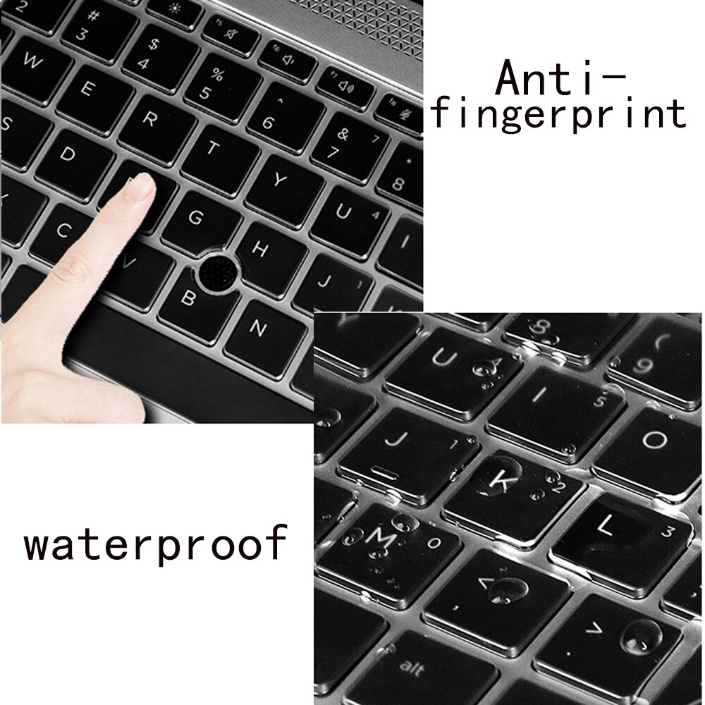 Keyboard cover Protective for HP zbook 14u g5 Elitebook 745 840 G5 G6 14 size 15U G5 G6 15.6 inch Invisible soft Transparent TPU