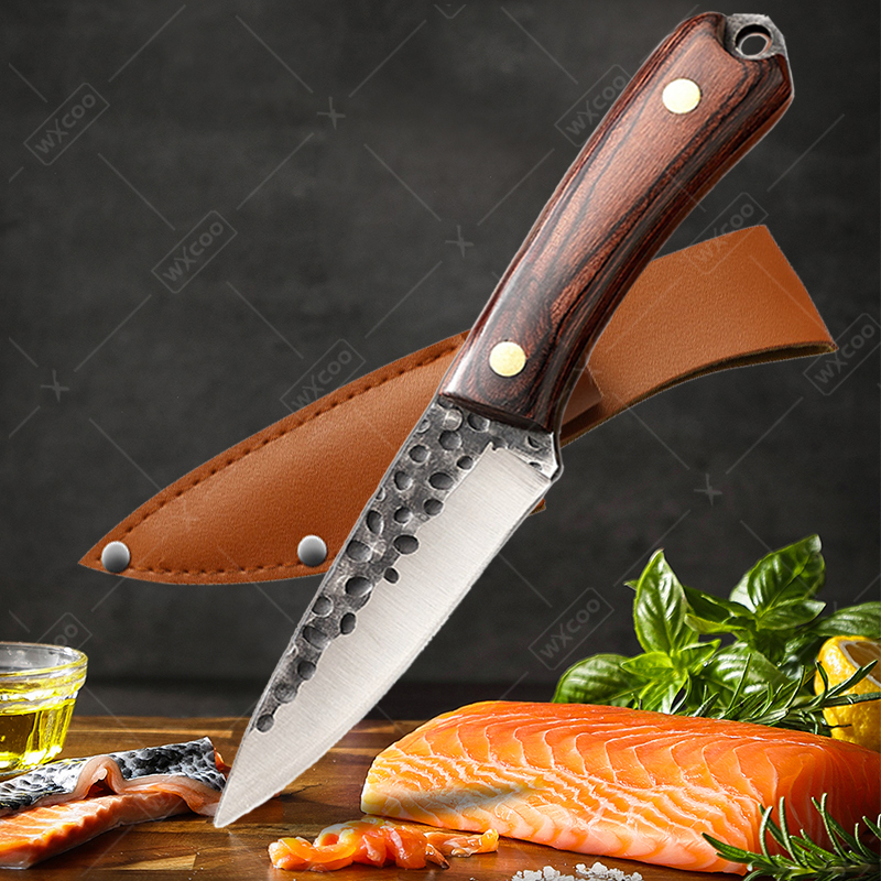 Faca de desossa de aço inoxidável faca de cozinha profissional faca japonesa cutelo de carne cutelo de osso forjando faca ferramentas de cozinha