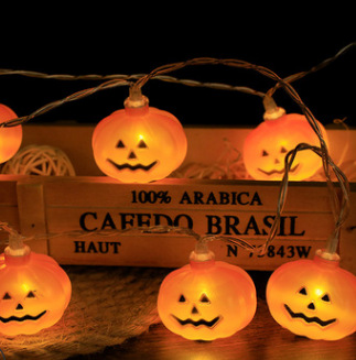 Kunstmatige Herfst Esdoorn Bladeren Pompoen Guirlande Led Kerstverlichting Voor Kerst Decoratie Thanksgiving Party Diy Halloween Decor: Pumpkin