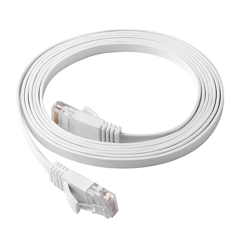 CAT6 RJ45 Computer Network Cable Flat Jumper CAT6 Super Six Network Cable Suitable for Computer Notebook Router -0.5M