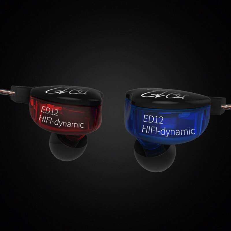 Kz ED12 Oortelefoon Afneembare Kabel Dynamische In-Ear Audio Hifi Muziek Sport Oordopjes Met Microfoon Headset Kz Edx Zst ES4 zsn Zsn Pro