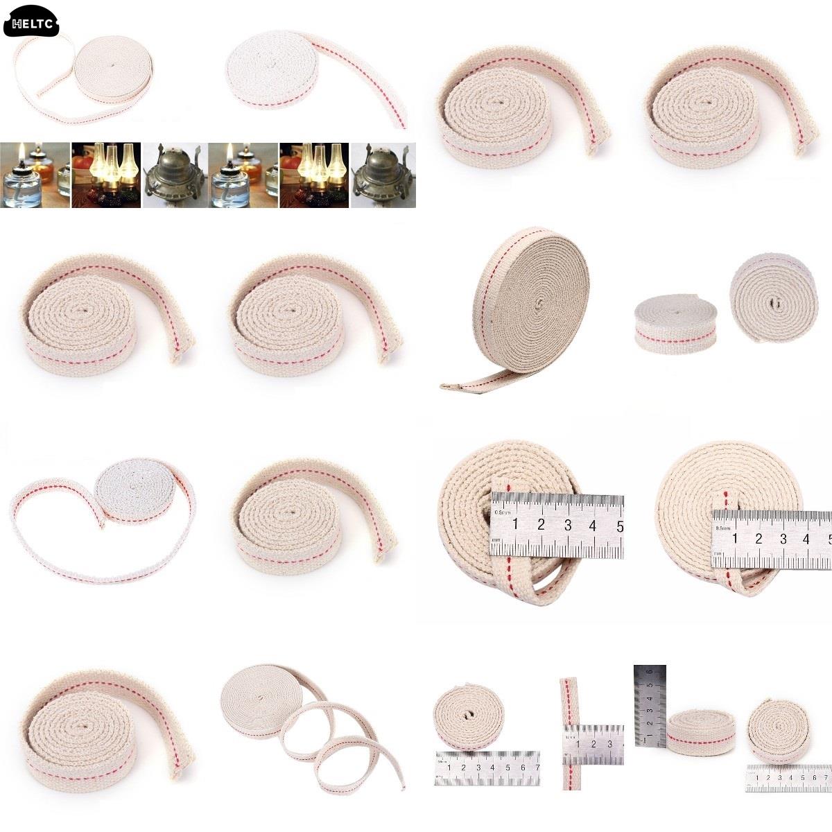 Diy 1/1.5/4.5M Accessoire Materiaal 1/1.5M Sterke Platte Katoenen Lont Core Voor Kerosine Brander Kachel Verlichting Lantaarn Olie Lamp Maken