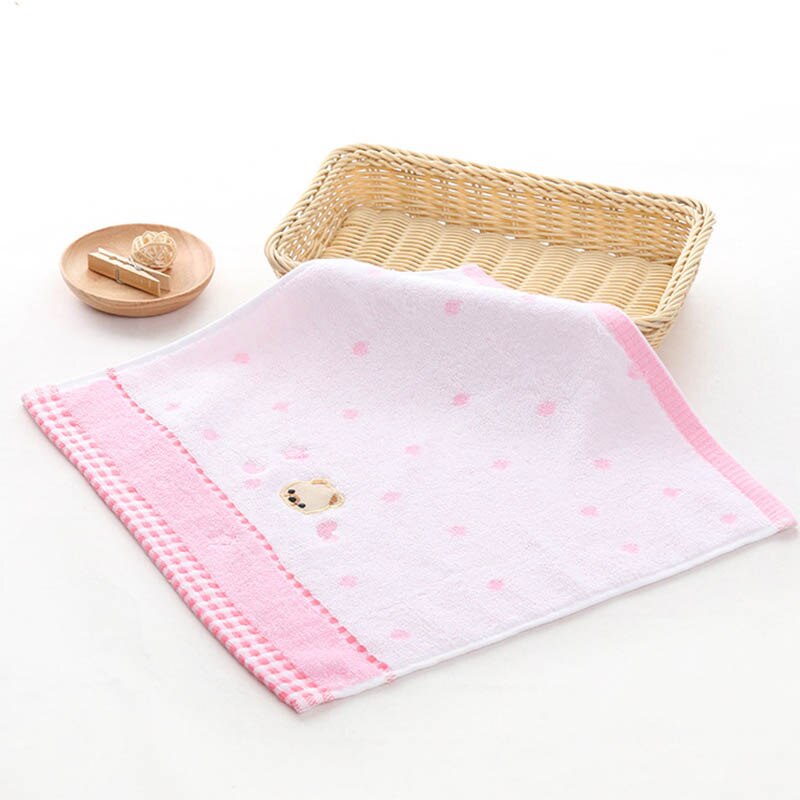 Newborn Accessoies 34*34cm Square Shaped 1 PC Strong Water Absorption Cartoon Soft Children Face Towels Baby Towel