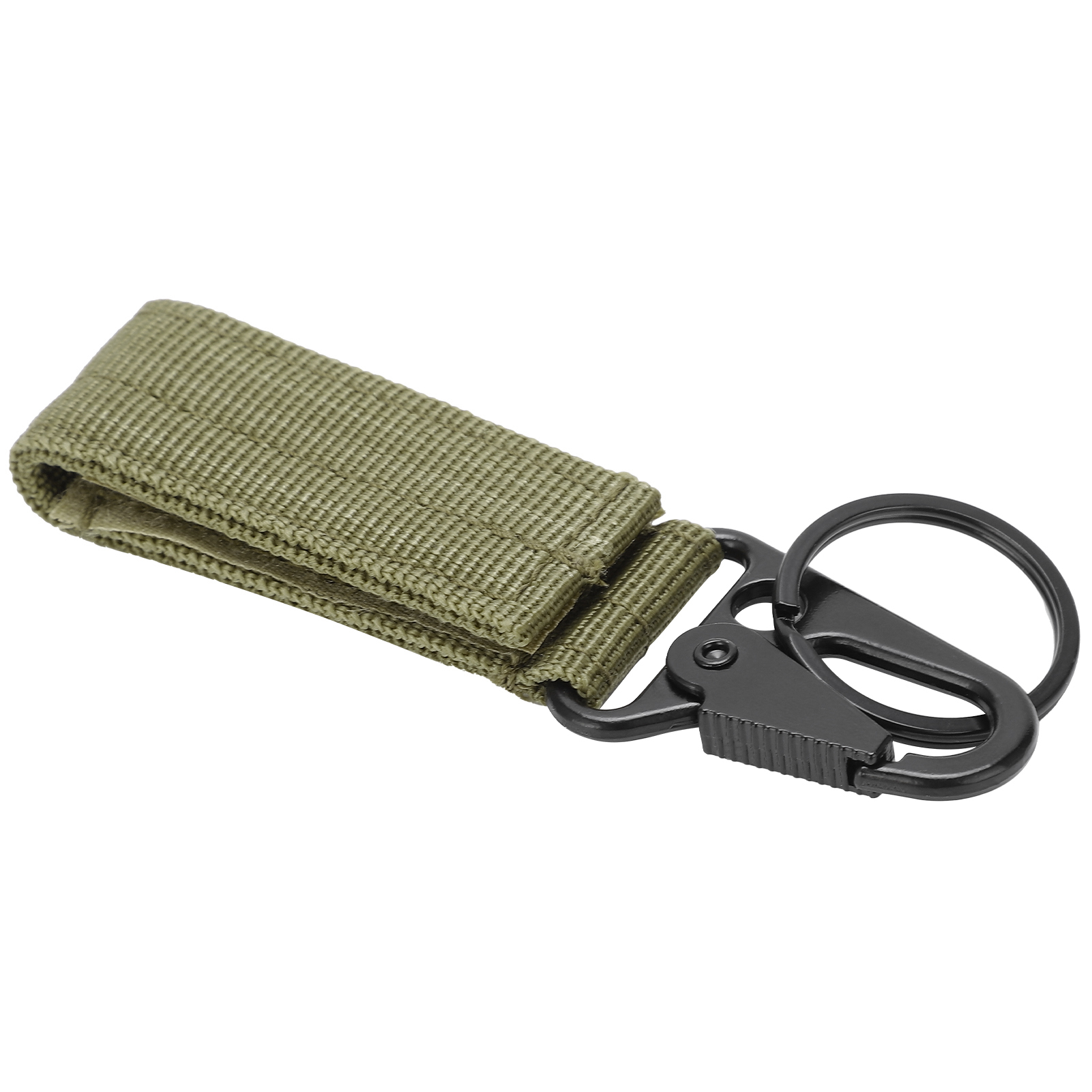 Porte-clés de ceinture d'extérieur, mousqueton, sangle à crochet et boucle, porte-clés, clip, cintre