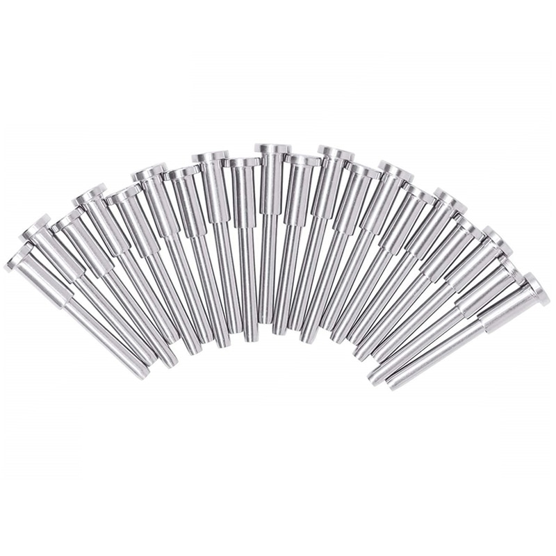 50pcs Stainless Steel Invisible Receiver And Swage Stud End - View #12