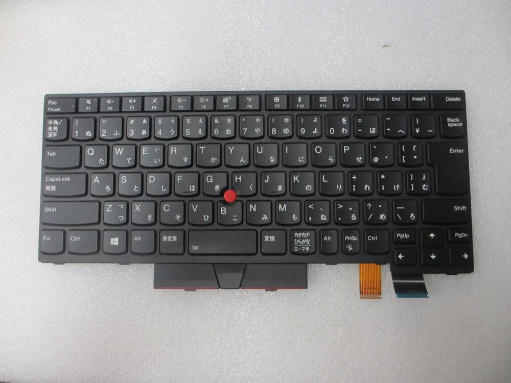 Teclado de retroiluminación Ori japonés JP disposición para Lenovo Thinkpad T470 T480 FRU 01AX600