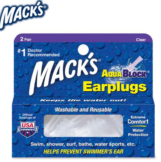 2 Pairs Macks Professionele Zwemmen Oordopjes Waterdicht Zwemmen Oordopjes Geluiddichte Anti Snore Oordoppen