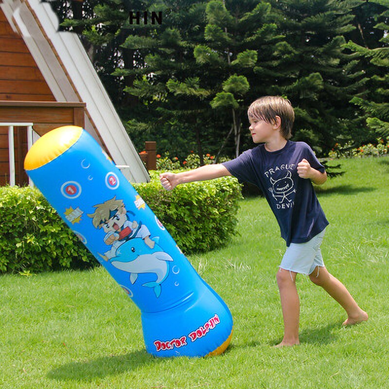 Opblaasbaar Speelgoed Voor Kinderen Jongen Ponsen Boksen Kolom Kinderen Speelgoed Antistress Tumbler Outdoor Game Gym Activiteit Fitness