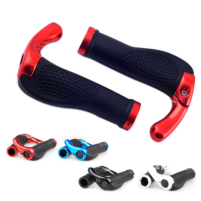 Manillar de bicicleta de montaña y carretera, accesorio ergonómico antideslizante, 2 uds.