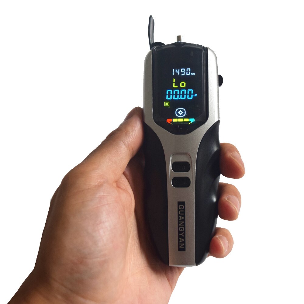 High Precision Rechargeable Battery Optical Power Meter G7 Color LCD Screen mini power meter with Flash Light OPM