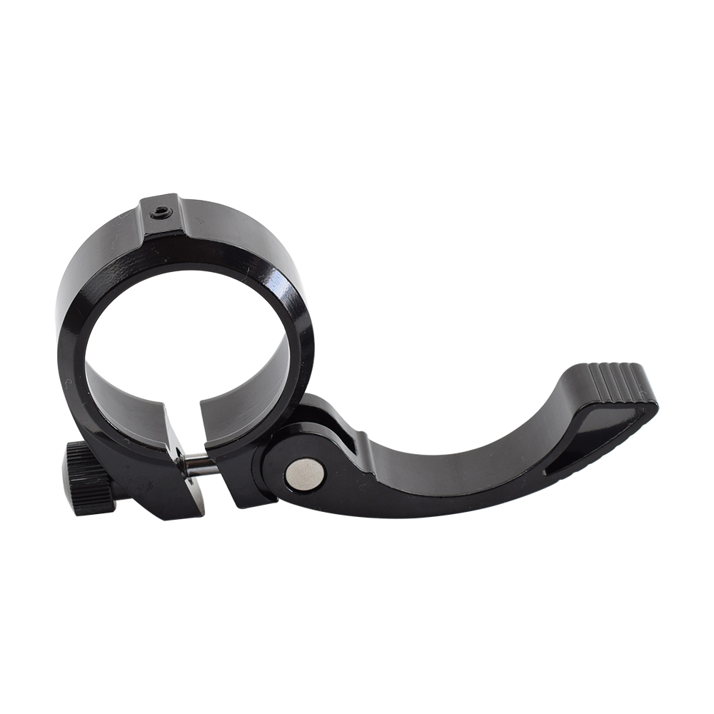 Braçadeira dobrável de liga de alumínio para bicicleta, braçadeira para selim de 40.8mm, liberação rápida, braçadeira de assento de bike dobrável para 33.9mm assento postal
