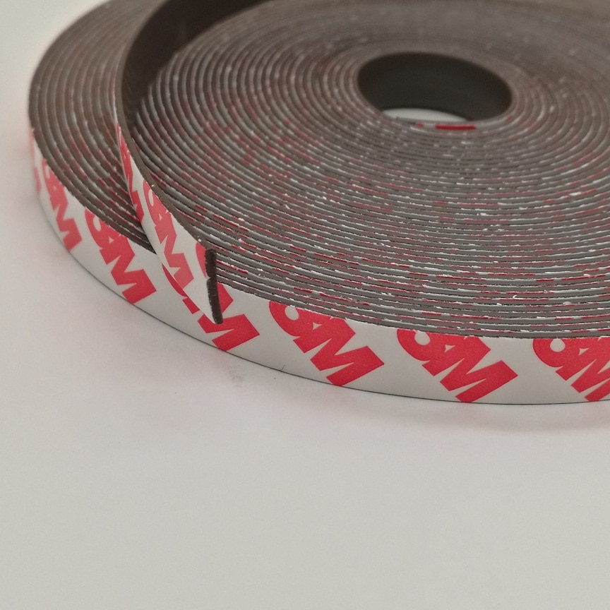 10 meter gummimagnet 10*1 mm självhäftande flexibel magnetremsa gummimagneter tejp bredd 10 mm tjocklek 1 mm 10 x 1 mm