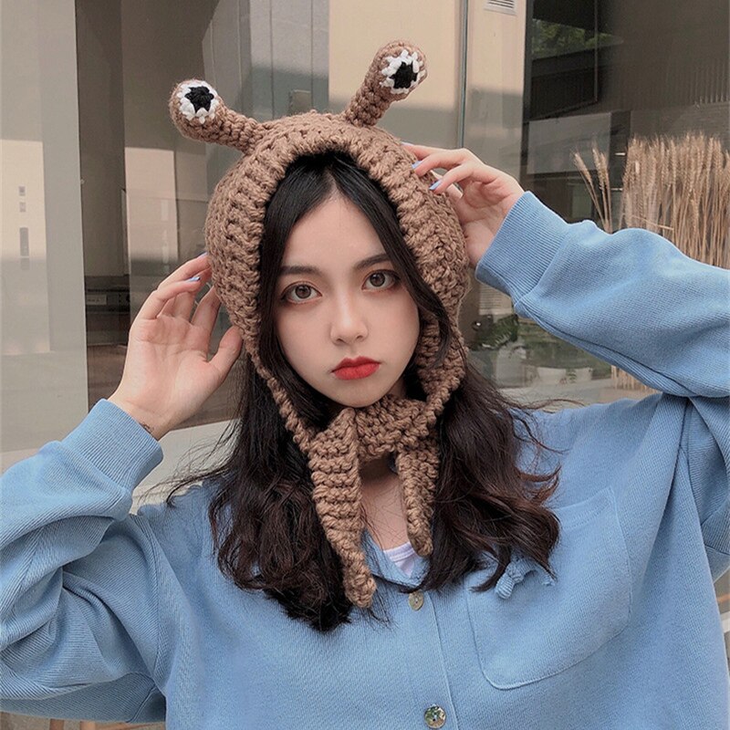22 farben Frosch Hütte Mützen Gestrickte Winter Hütte Solide Hüfte-hüpfen Skullies Hütte Kappe Zubehör Warme Winter SchöNe weihnachten M026: M026-15