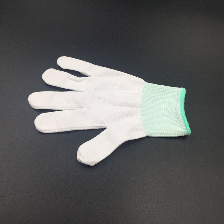 Guantes de mano finos de algodón para trabajo en jardín, trabajo de jardinería, soldadura, carpintería, 5 pares