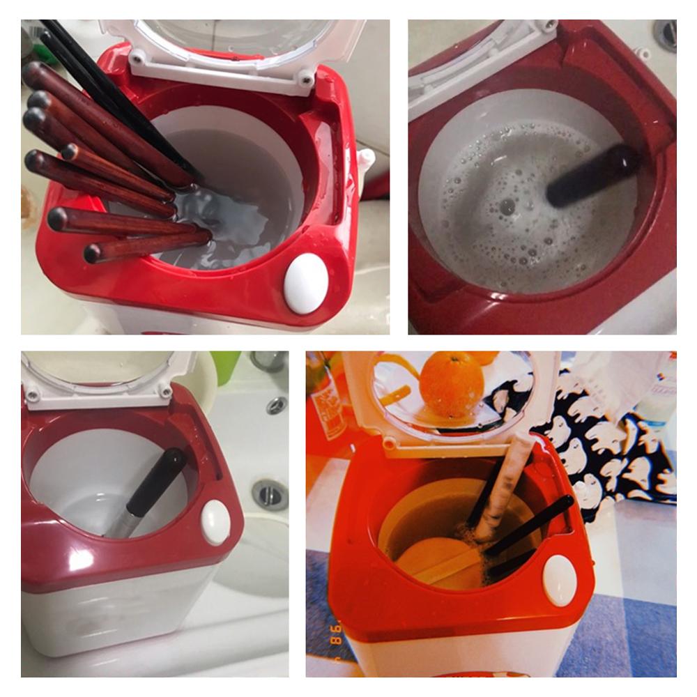 Mini Cute Makeup Brush Washing Machine Cosmetic Brushes Puff Cleaning Tools Electric Automatic Make Up Brush Cleaning Machine