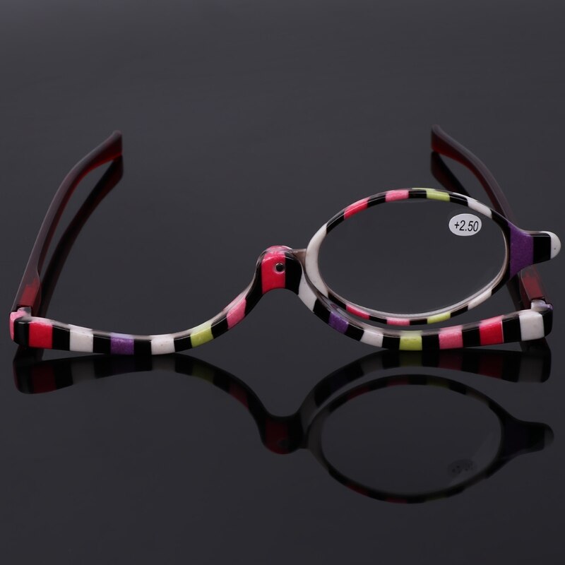 Magnifying Glasses Makeup Cosmetic Reading Glass Folding Eyeglasses +1.5~+4.0