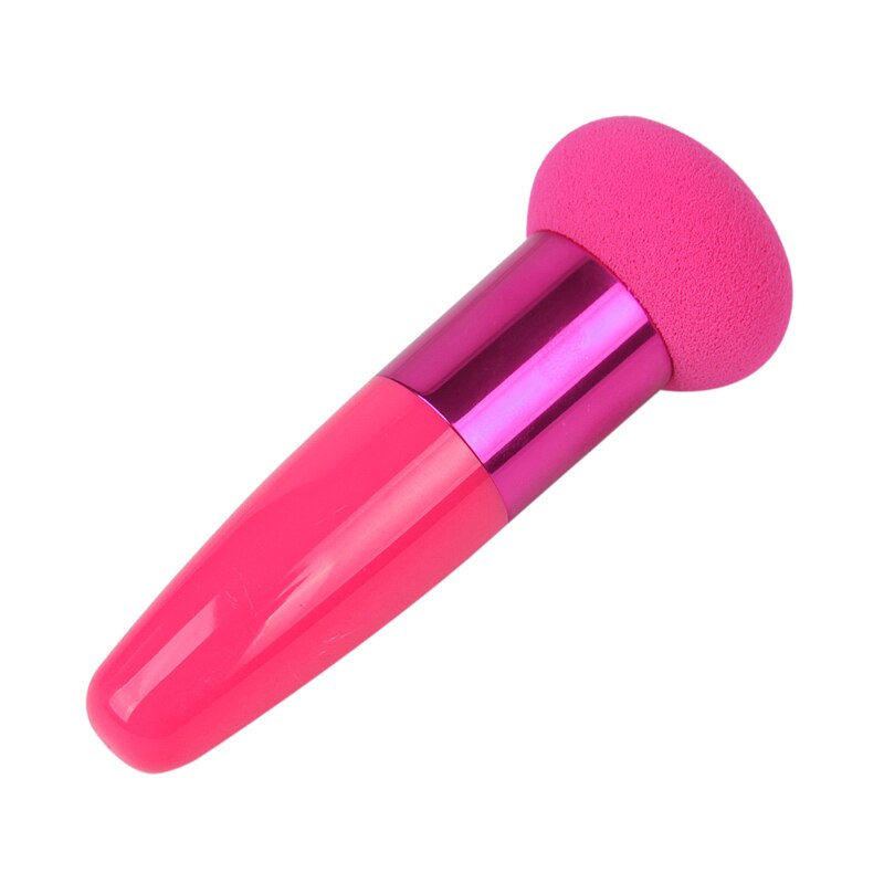 4 Colors Round Mushroom Sponge Puff Stick Rods Chubby Makeup Brushes Foundation Powder Brush Face Cosmetic brochas maquillaje