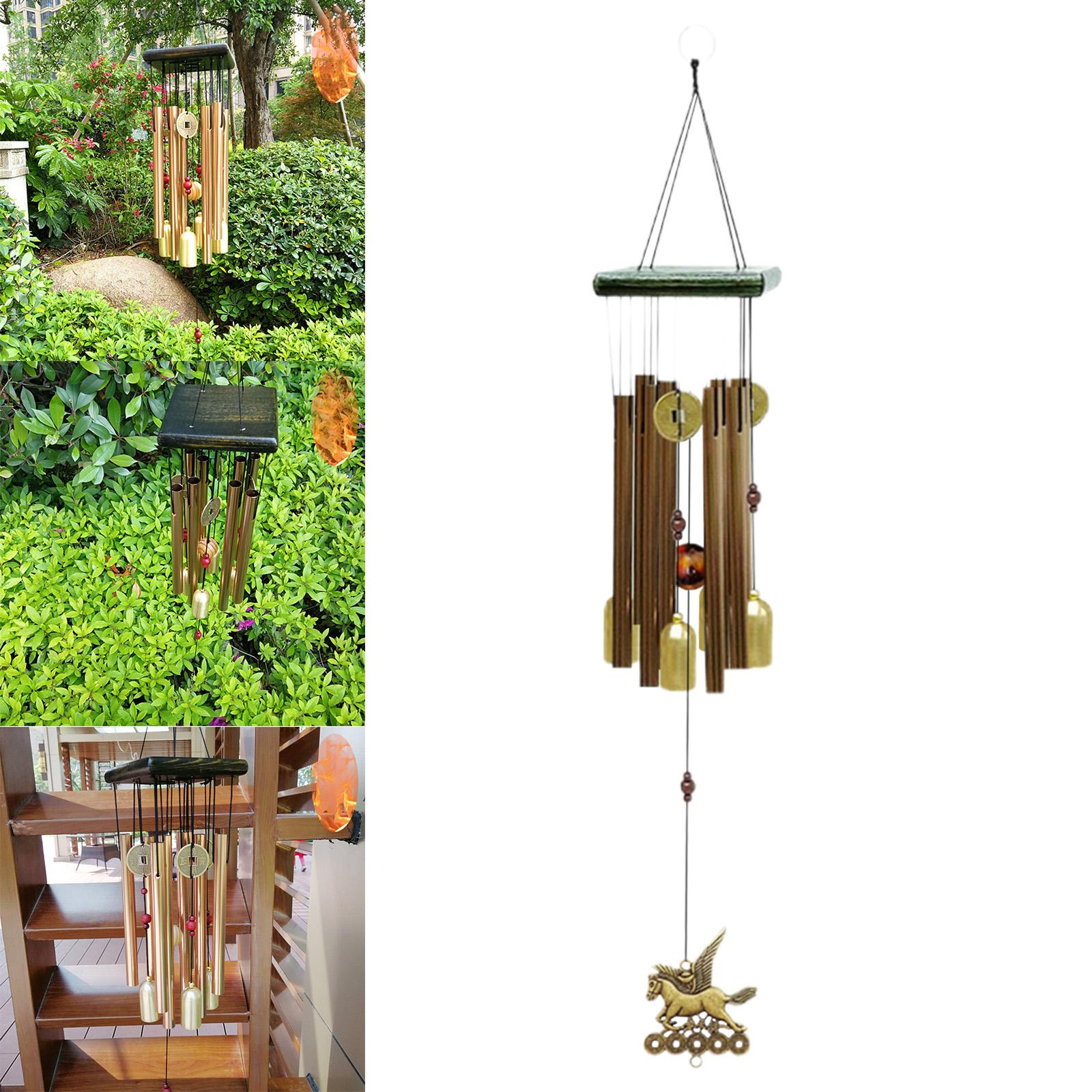 Metal Wind Chimes Hanging Decoration Amazing Addition Windchime Bells for Home Decor Garden Outdoors Backyard Patio