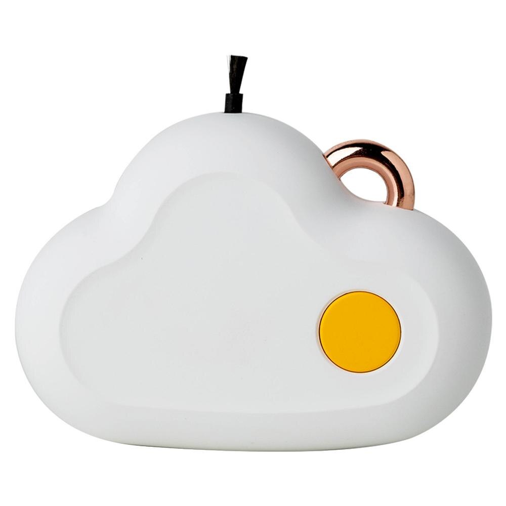 Household Cloud Air Purifier Personal USB Portable Wearable Necklace Negative Ion Air Freshener Small Air Conditioning: White    1pc