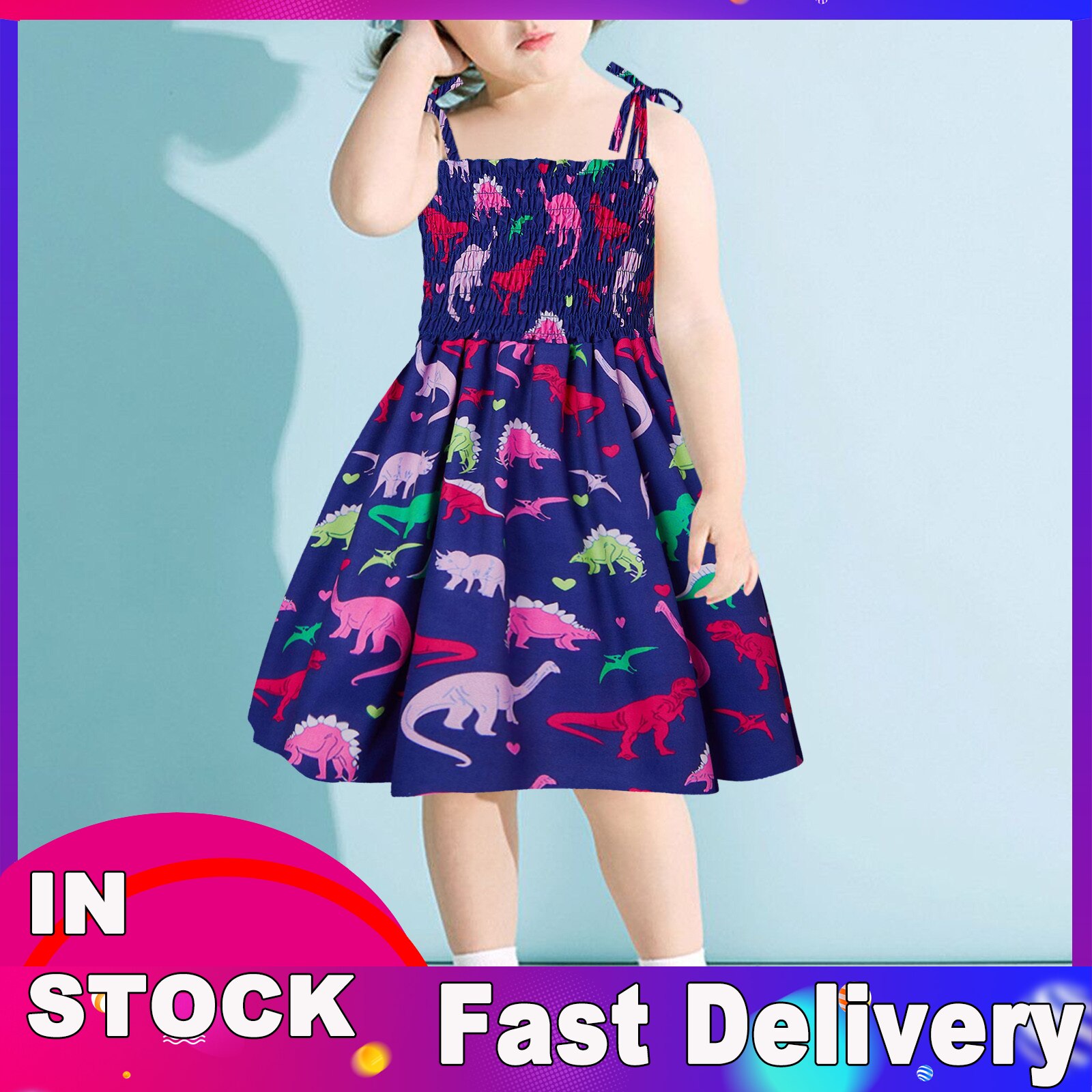 Robe Enfant Fleurie Sans Manches - Marque The Children's Place - Taille 8 Ans - Neuve Avec étiquettes